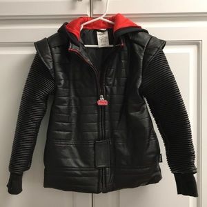 Little Boy Kylo Ren Star Wars Jacket. Size 5.